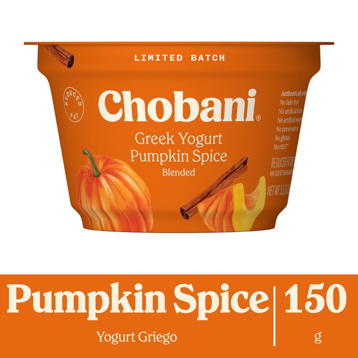 Yogurt Griego Chobani Pumpkin Spice 150 G