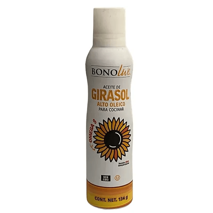 Aceite De Girasol Alto Oleico Spray 134 Gr