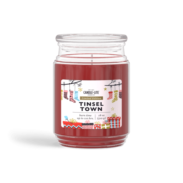 Vela Navidad 510gr Ciudad De Luces 1 Pz