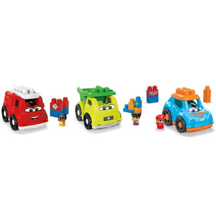 Juguete De Construcción Pequeños Vehículos Mega Bloks