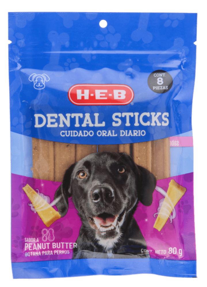 Heb Premios Para Perro En Figura De Hueso Sabor Peanut Butter Con 8 Pz