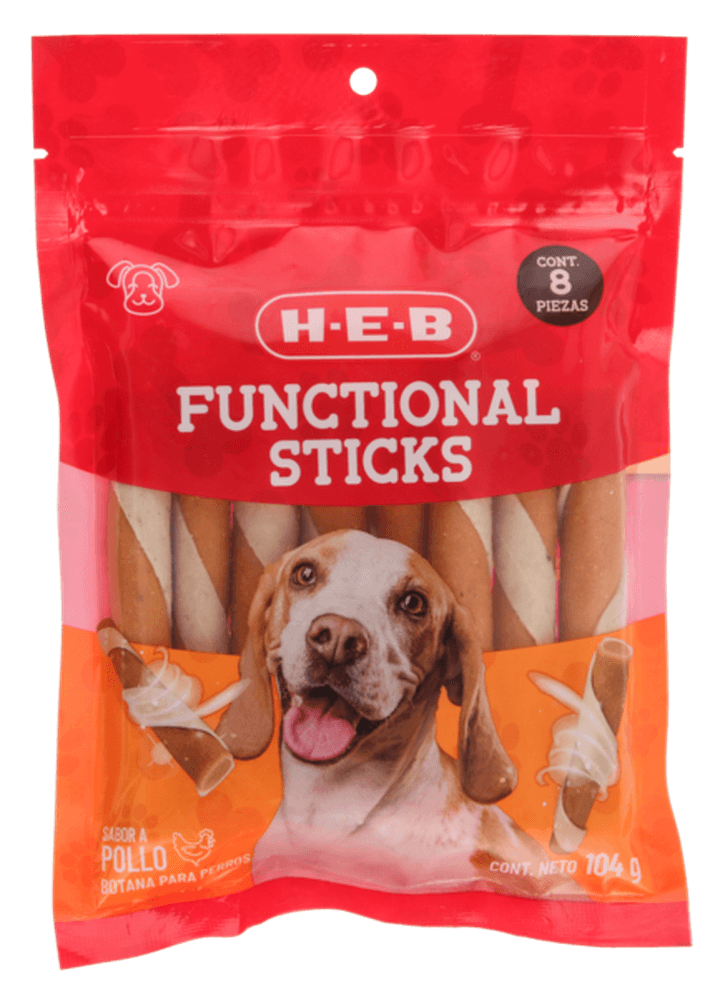 Heb Premios Para Perro De Palo Doble Con 8 Pz