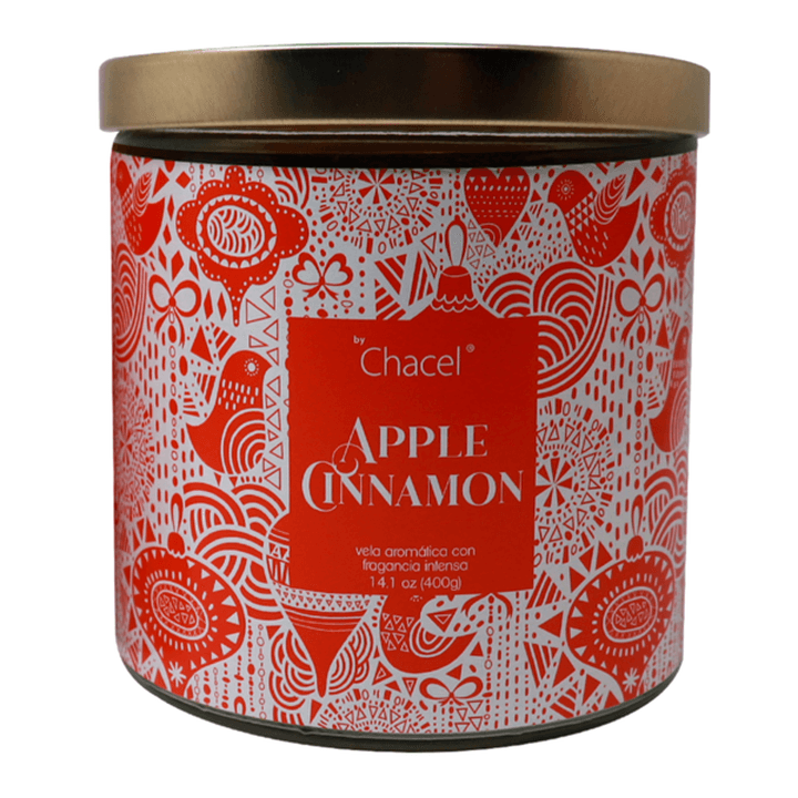 Vela Aromatica Gift Box Apple Cinnamon 400 Gr 1 Pz