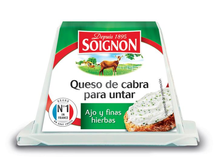 Queso De Cabra Untable Con Ajo Y Hierbas 140 Gr