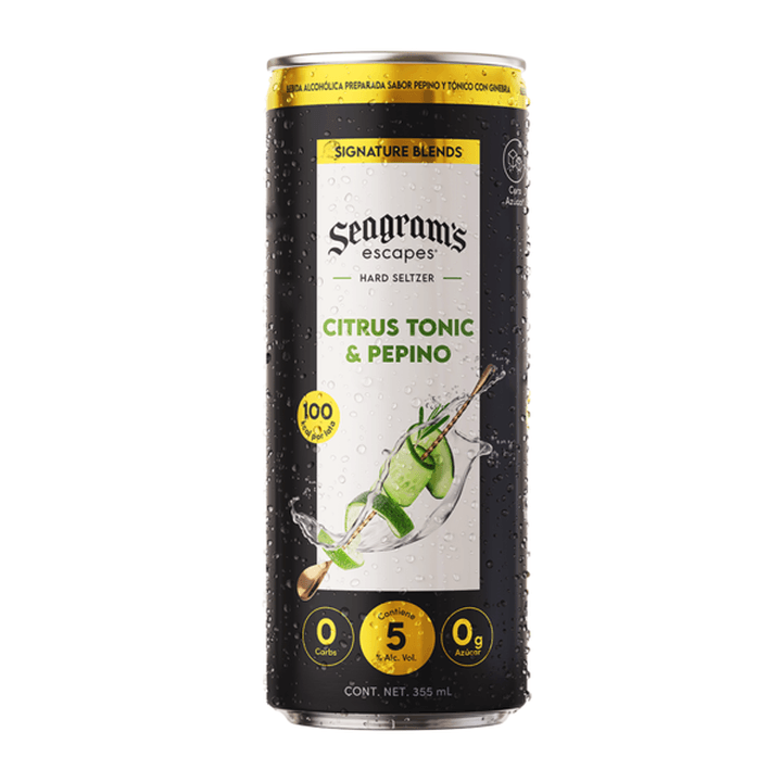 Hard Seltzer Citrus Tonic Pepino 355 Ml