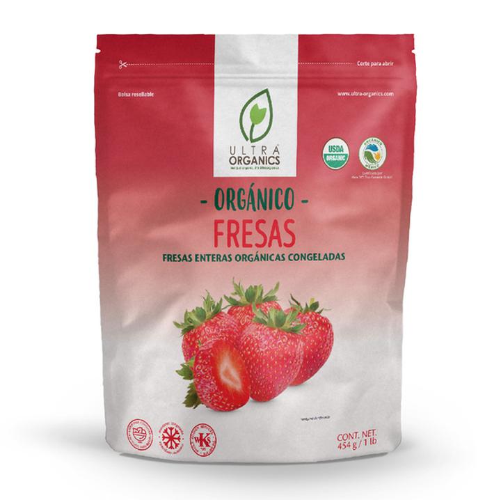 Fresa Entera Congelada Ultraorganics Orgánica 454 G