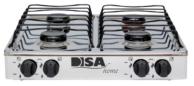 Parrilla A Gas Disa Home 4q Acero Inoxidable Parr-Gas-04 - Plateado