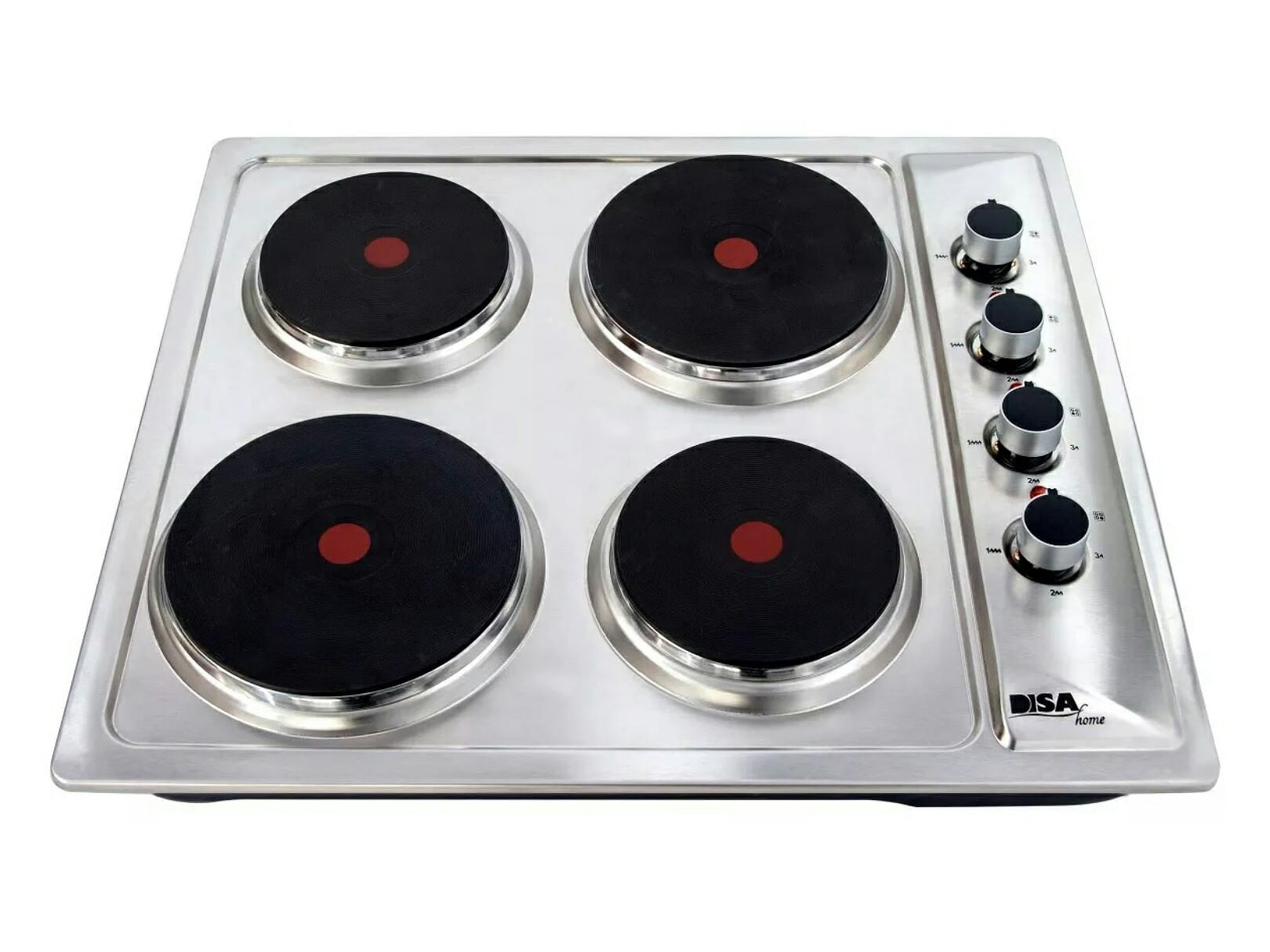 Parrilla Eléctrica Empotrable Disa Home 3 000 W Acero Inoxidable Pael-04 - Plateado