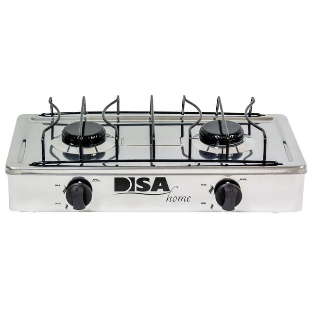 Parrilla A Gas Disa Home 2q Acero Inoxidable Parr-Gas-02 - Plateado