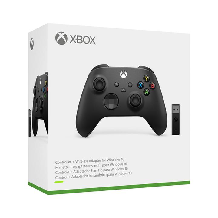 Control Inalambrico Negro Para Pc Con Adaptador W 1 Pz