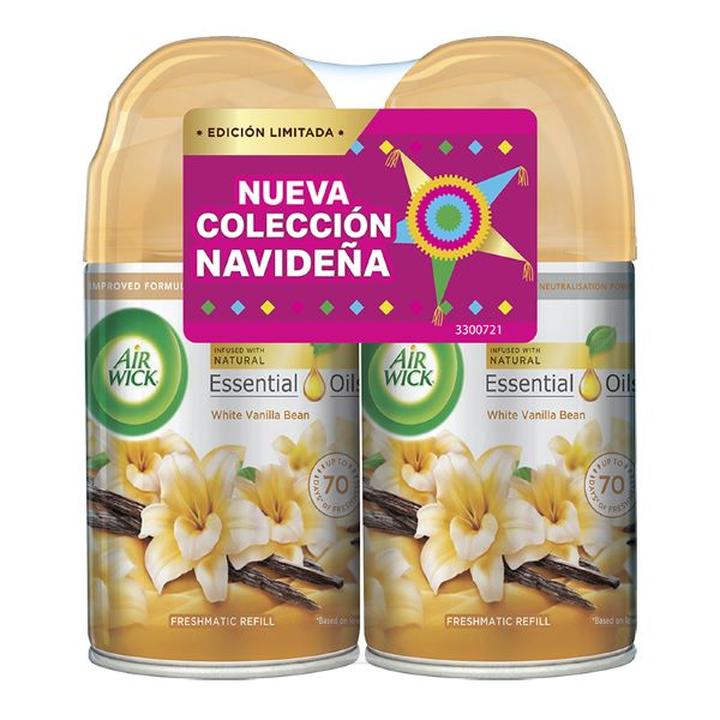 Aromatizante 2pk Rep White Vanilla Bean Esencial 2 Pz
