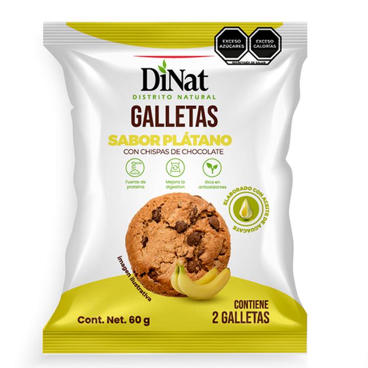Galletas Platano Con Chispas De Chocolate 240 Gr