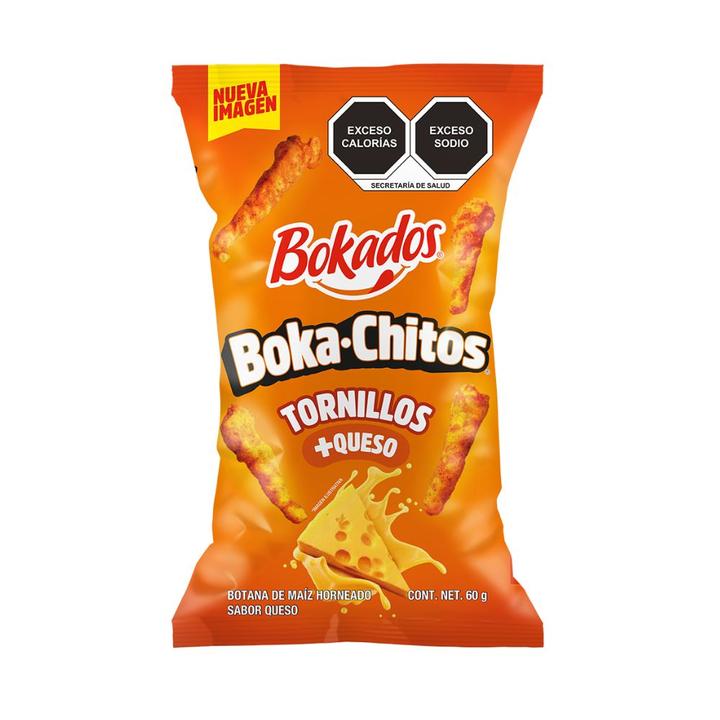 Botanas Bokachitos Tornillo Queso 60gr 60 Gr