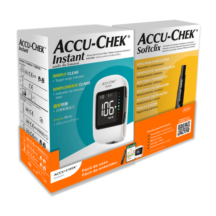 Medidor De Glucosa Accu-Chek Kit Instantáneo