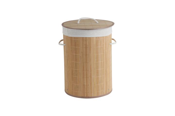 Canasta De Lavandería Redondo Con Tapa 50 Cm 1 Pz