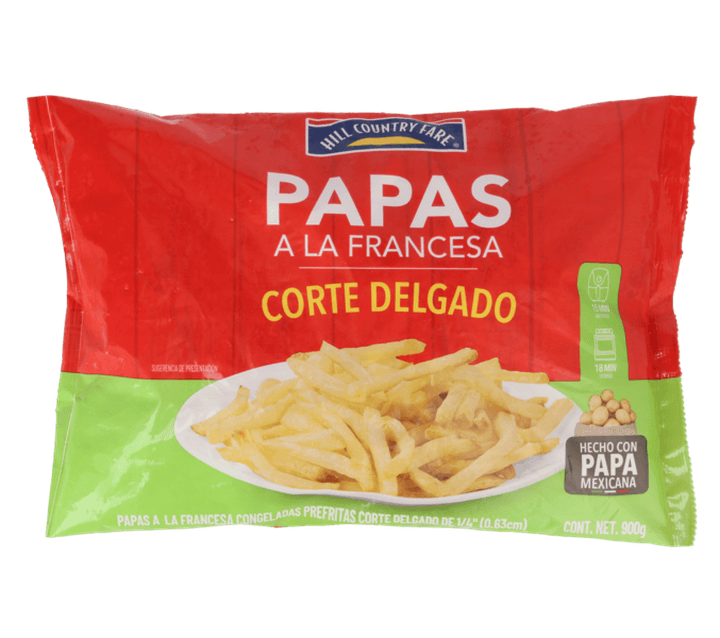 Hcf Papas Corte Delgado 900 G