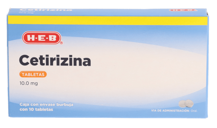 Cetirizina 10mg 10 Tab Gen 10 Pz
