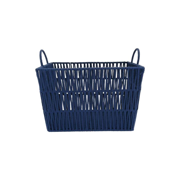 Cesta De Algodón Para Ropa Con Metal 1 Pz