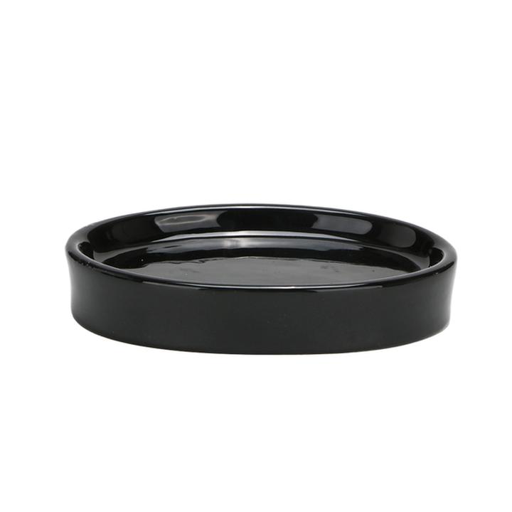 Jabonera Negra Para Baño 1 Pz