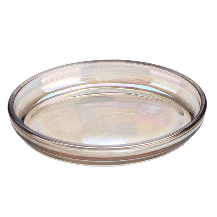Plato Para Jabón Vidrio Coral 1 Pz