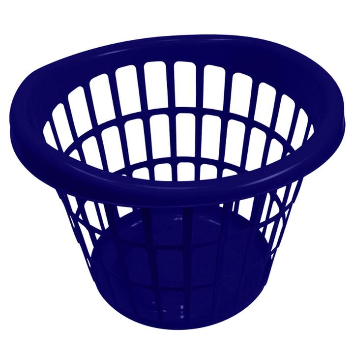 Cesta Calada Tulipan 28 Lts Azul Marino 1 Pz