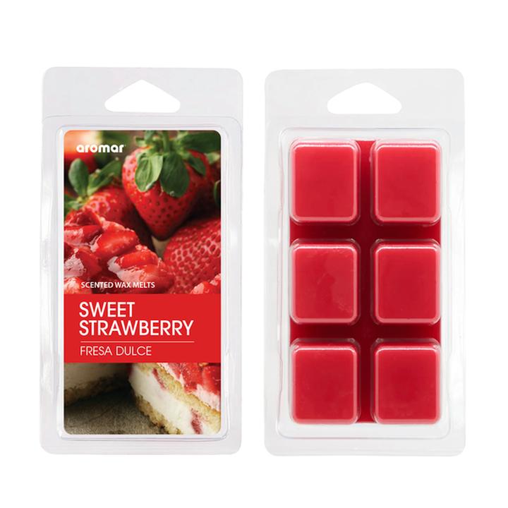 Cubos De Cera 6 Cubos Fresa Dulce 1 Pz