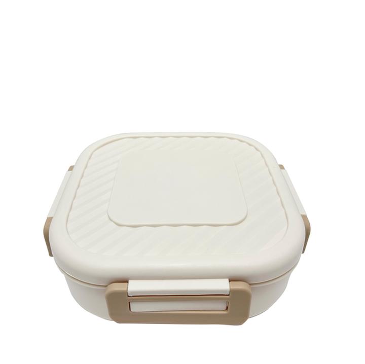 Contenedor 3 Divisiones Con Cuchara Y Tenedor 1 Pz