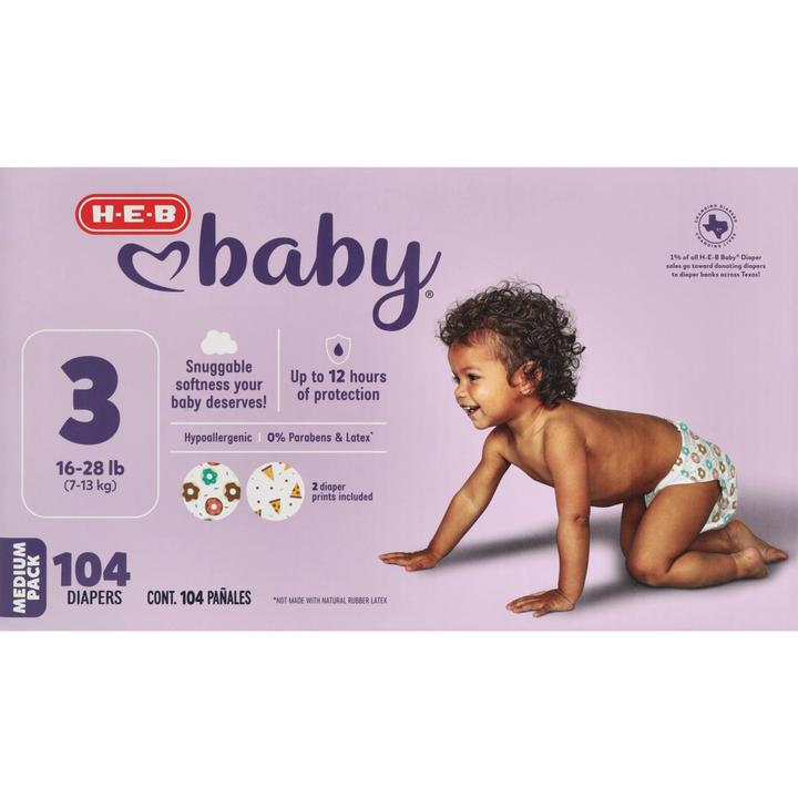 Heb Baby Pañales Etapa 3 Con 104 Pz