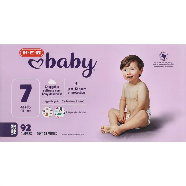 Heb Baby Pañales Et7 Caja 92pz 92 Pz