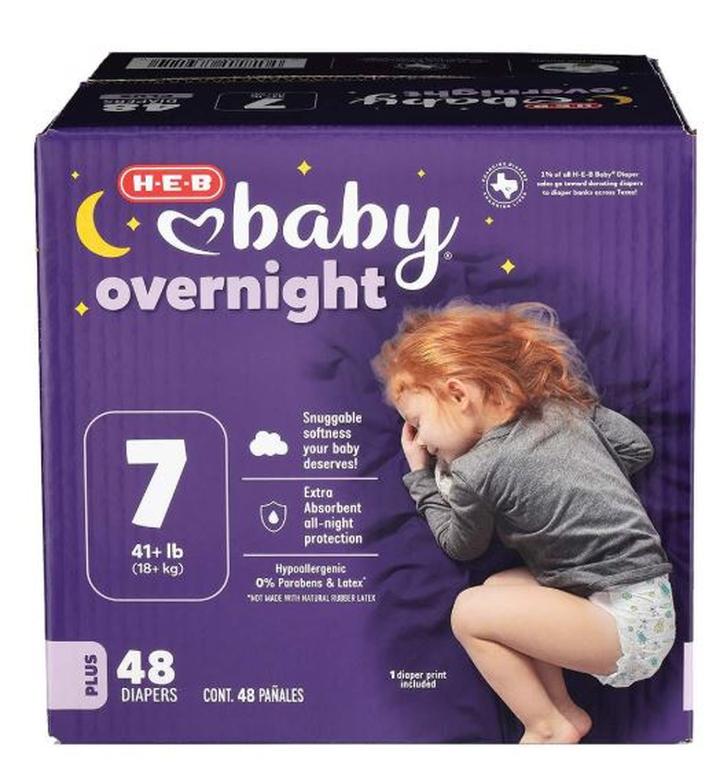 Heb Baby Pañales Overnight Et7 Caja 48pz 1 Cj