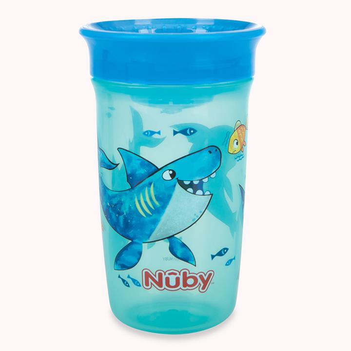 Vaso Antiderrames Con Borde 360 Wonder Cup Nuby 10oz