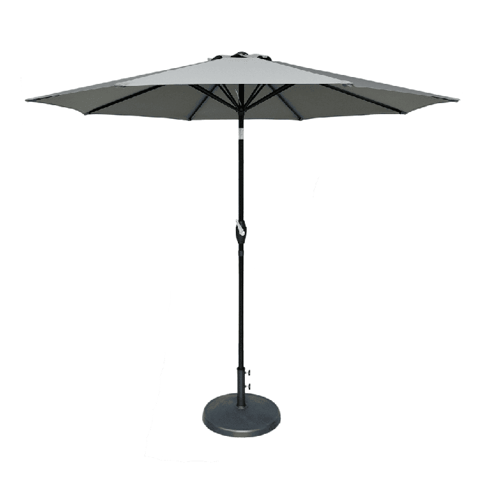 Sombrilla Para Exterior Outdoor Solutions Color Gris 2.7 M