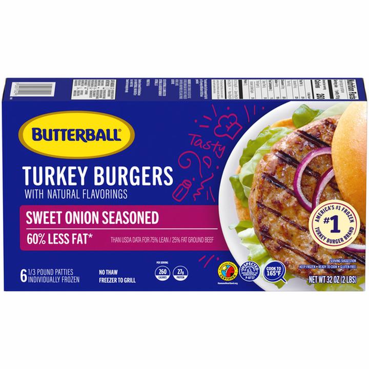 Hamburguesa Pavo Condimento Cebolla Dulce Hambur 907 Gr