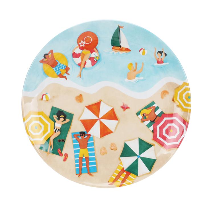 Plato Dinning Style De Verano Multicolor