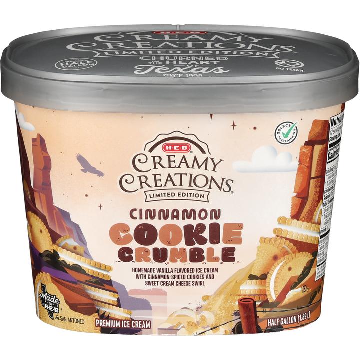 Heb Helado Cinnamon Cookie Crumble 1.89 L