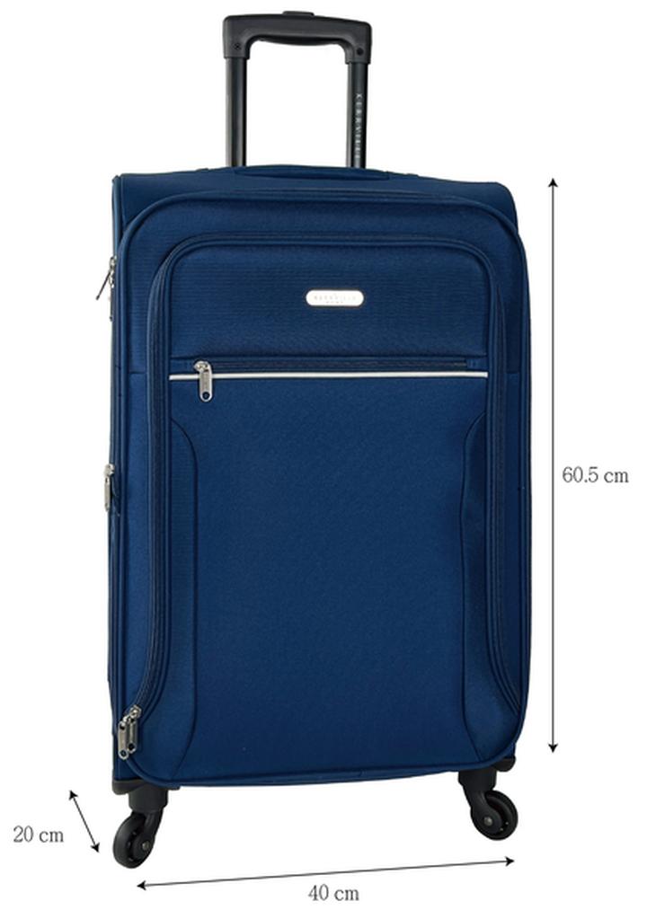 Maleta De Tela 24" Color Azul