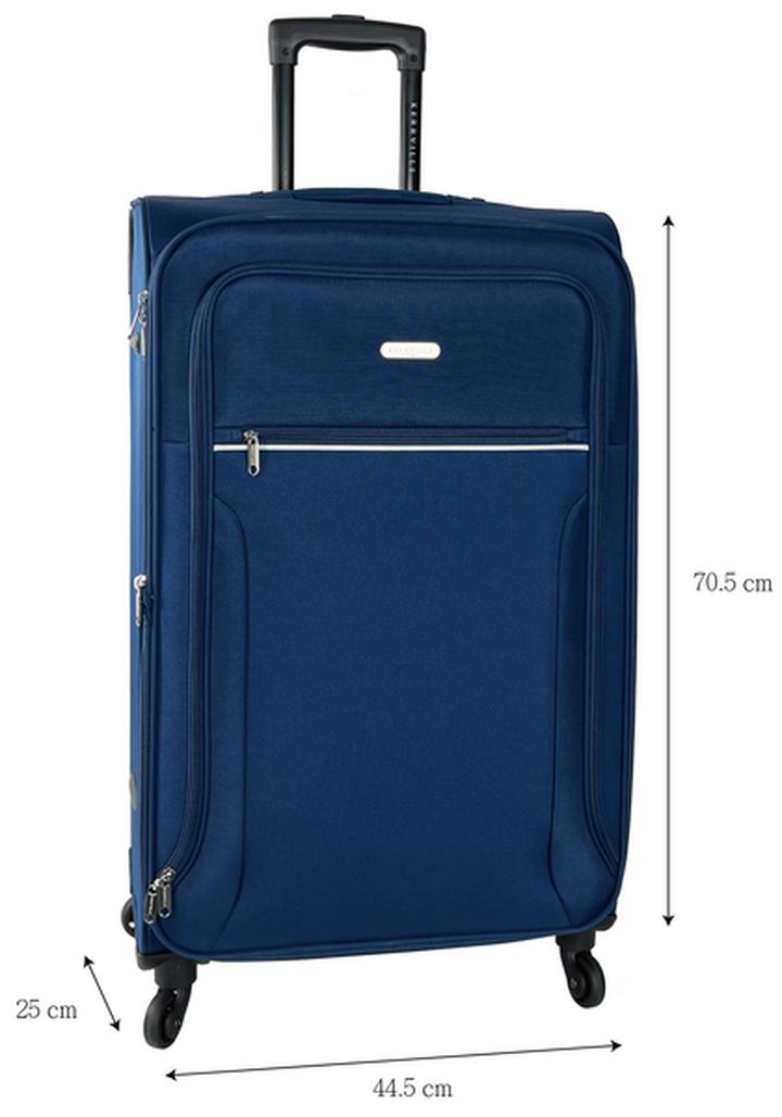 Maleta De Tela 28" Color Azul