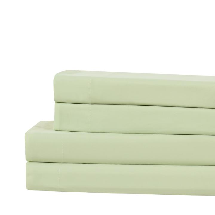Juego De Sábanas Para Cama Tamaño Individual Color Verde
