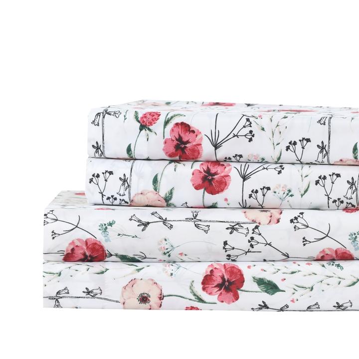 Juego De Sábanas Para Cama Tamaño Matrimonial Estampado