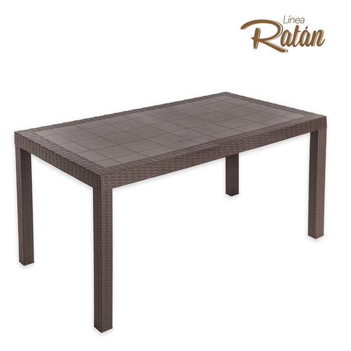 Mesa Ratan Rectangular Café 1 Pz