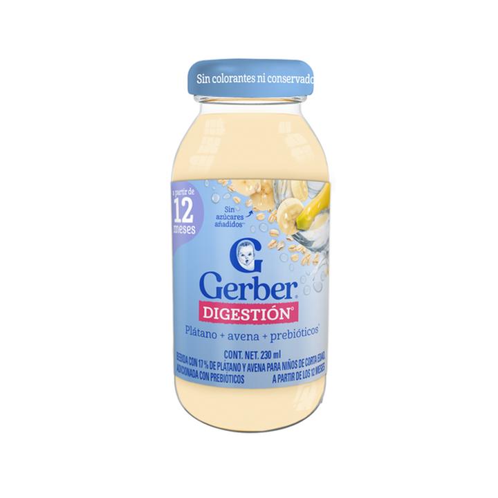Gerber Agua Platano Avena 230 Ml Gerber Agua Pla 230 Ml