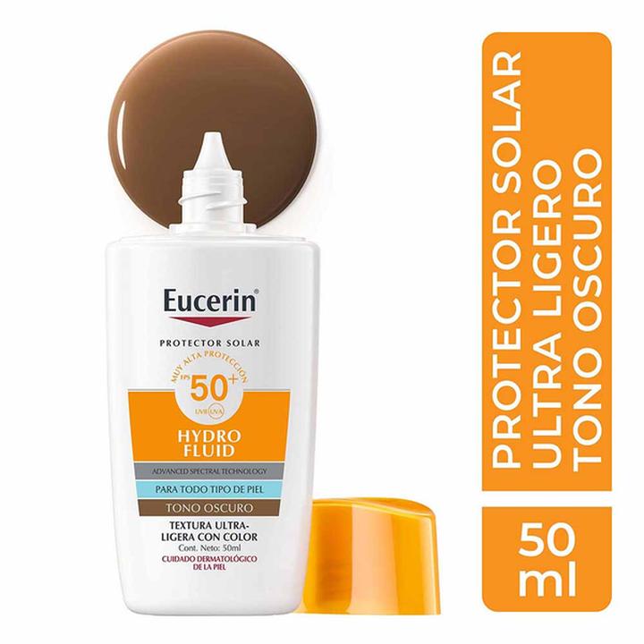Eucerin Sun Hydro Fluid Tono Oscuro Fps50 Euceri 1 Pz