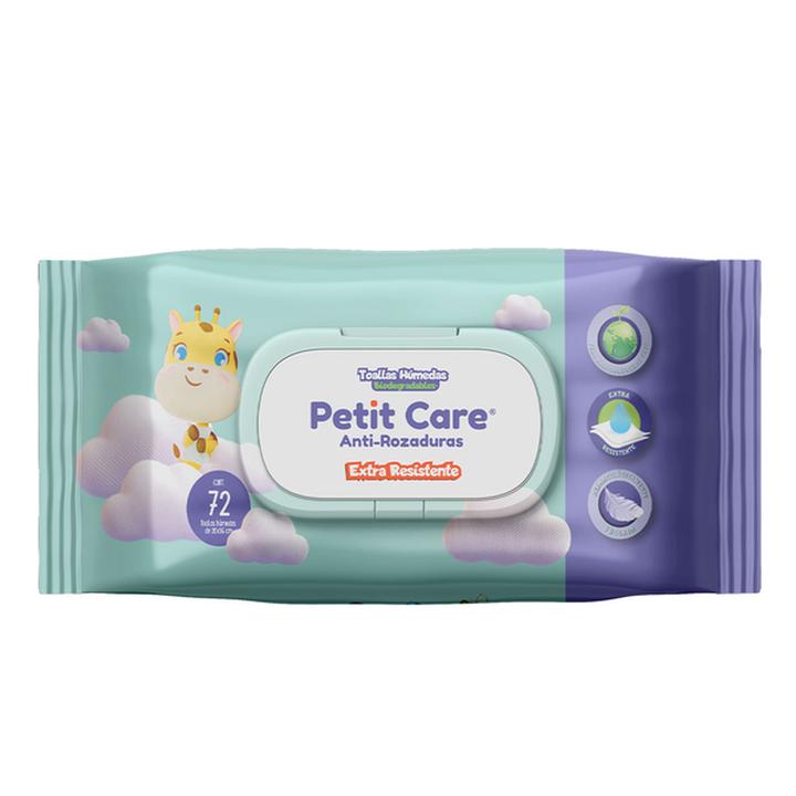 Petit Care Toallitas Húmedas Anti Rozaduras 72pz 72 Pz
