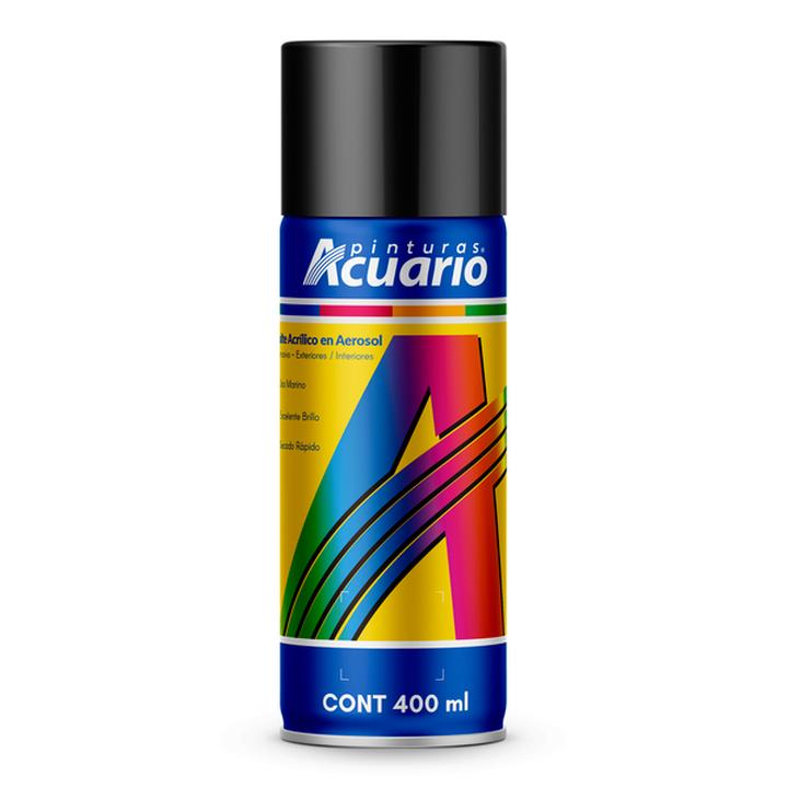 Aerosol Negro Brillante 400 Ml 1 Pz