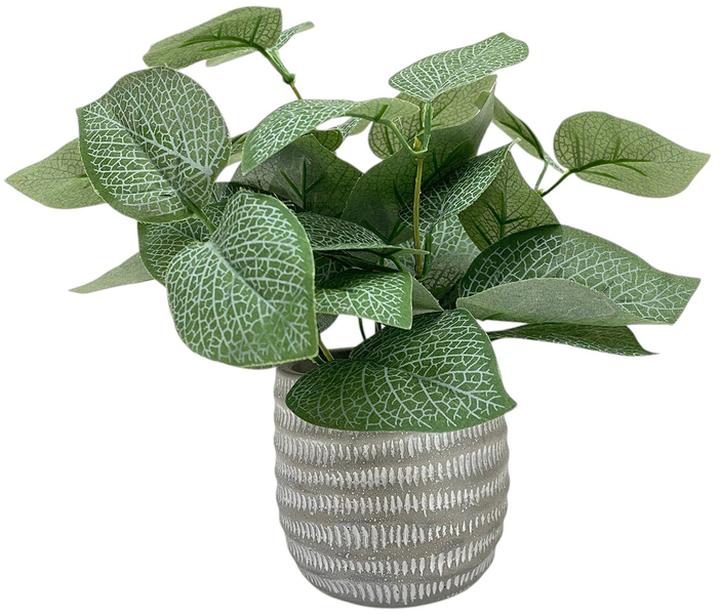 Planta Artificial Haven & Key Con Jarrón Verde 25 Cm