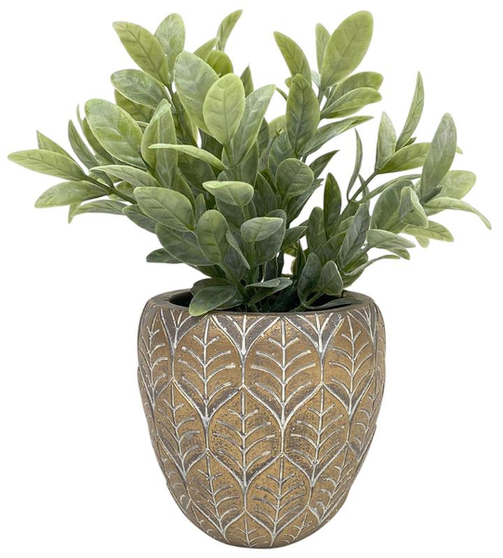 Planta Artificial Haven & Key Con Follaje 21 Cm