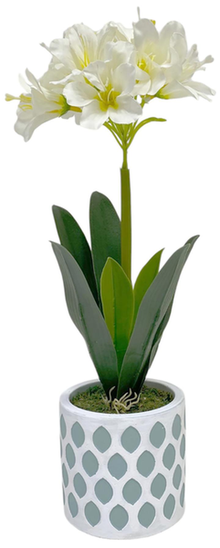 Planta Artificial Haven & Key Flores Blancas 35 Cm
