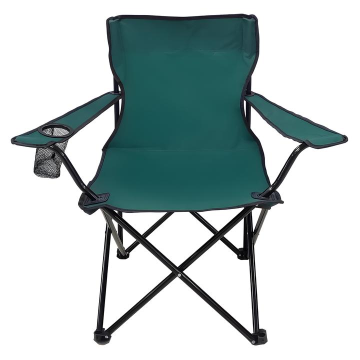 Silla Con Brazos Básica Para Campismo Verde