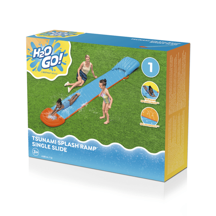 Juego Acuático Bestway Tsunami Splash Ramp Single Slide 4.88 M