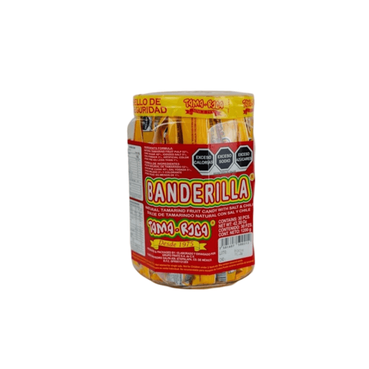 Banderilla Tama Roca Dulce De Tamarindo Con Sal 6 Pz